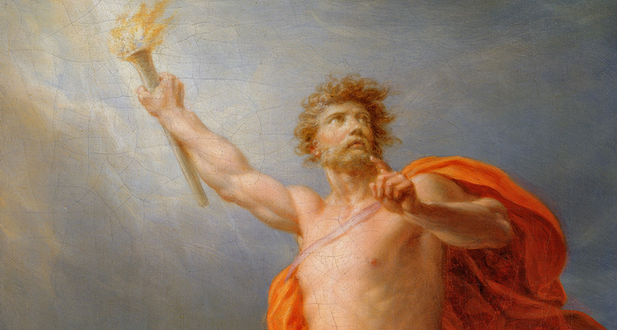 Prometheus, Antik Yunan mitolojisinin en etkileyici figürlerinden biridir. İnsanlara ateşi ve bilgiyi kazandırması, uğruna çektiği cezalar ve sonunda özgürlüğüne kavuşması, onu insanlığın gelişimini simgeleyen evrensel bir karakter hâline getirmiştir.