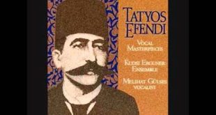 Osmanlı müzik tarihinin dikkat çeken bestekârlarından Tatyos Efendi, geleneksel Türk musikisinin kendine özgü melodik dünyasını eserlerine taşıyan önemli sanatçılardan biridir. Kemancı kimliğiyle tanınan ve besteleriyle geniş bir dinleyici kitlesine ulaşan sanatçı, özellikle duygusal anlatımı güçlü şarkılarıyla hafızalarda yer edinmiştir. Aradan geçen yıllara rağmen eserlerinin konserlerde, radyo programlarında ve farklı sanatçıların yorumlarında yaşamaya devam etmesi, onun müzik tarihindeki kalıcı konumunu ortaya koymaktadır.